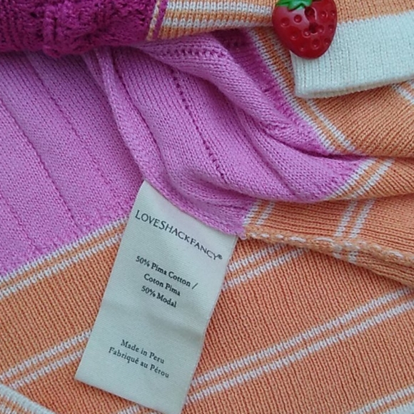 LoveShackFancy Benny Cardigan pink - Picture 11 of 16